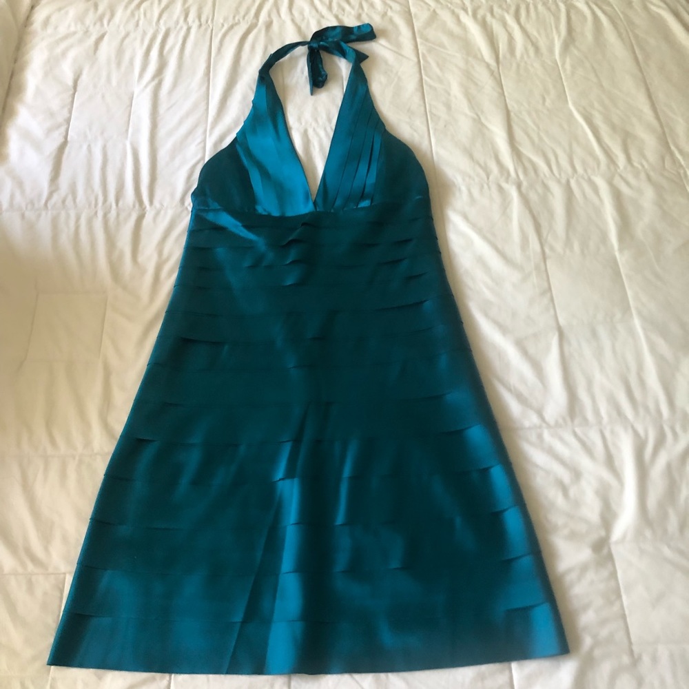 London Times halter mini cocktail dress